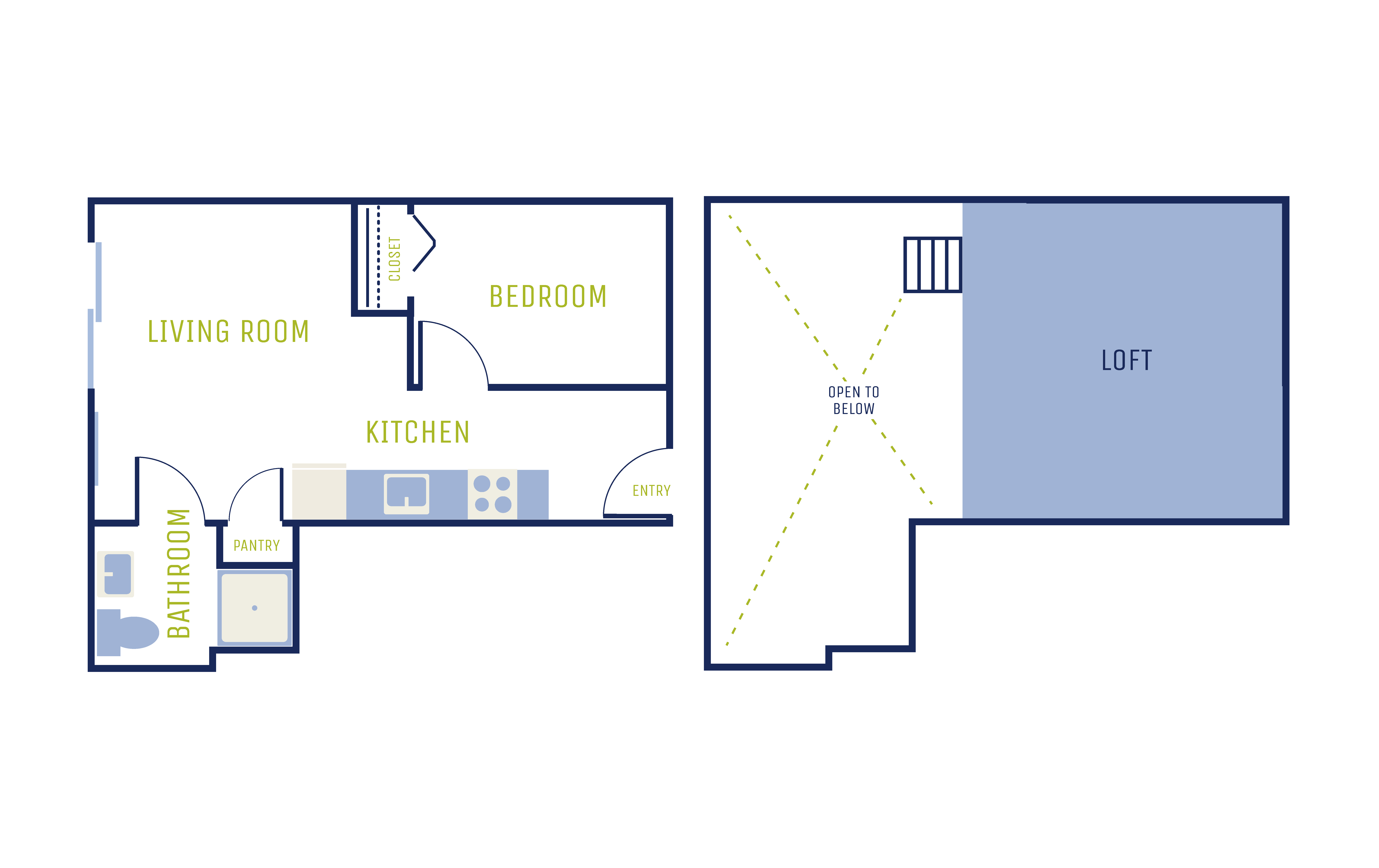 1x1 Loft H - Affordable